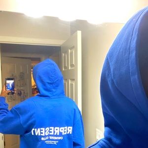 Brand: REPRESENT, Colour: blue medium size men